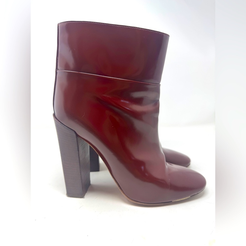 Chloe Burgundy Ankle Boots 38